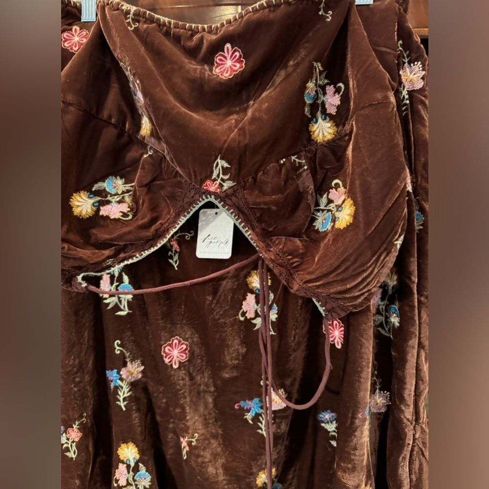Free People Sonja Slip Set Skirt & Crop Top Size XL - Picture 7 of 9